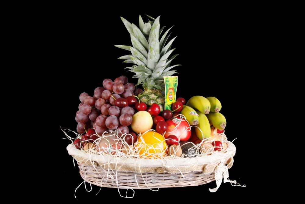Compra Fruta de Temporada | CESTA SELECTA MIMBRE | FrutasNieves