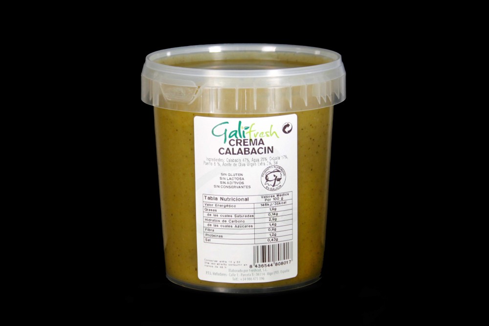 Disfruta de productos ya elaborados | CREMA DE CALABACIN | FrutasNieves