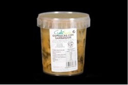 Producto vegano | ESPINACAS CON GARBANZOS  840 GR | FrutasNieves