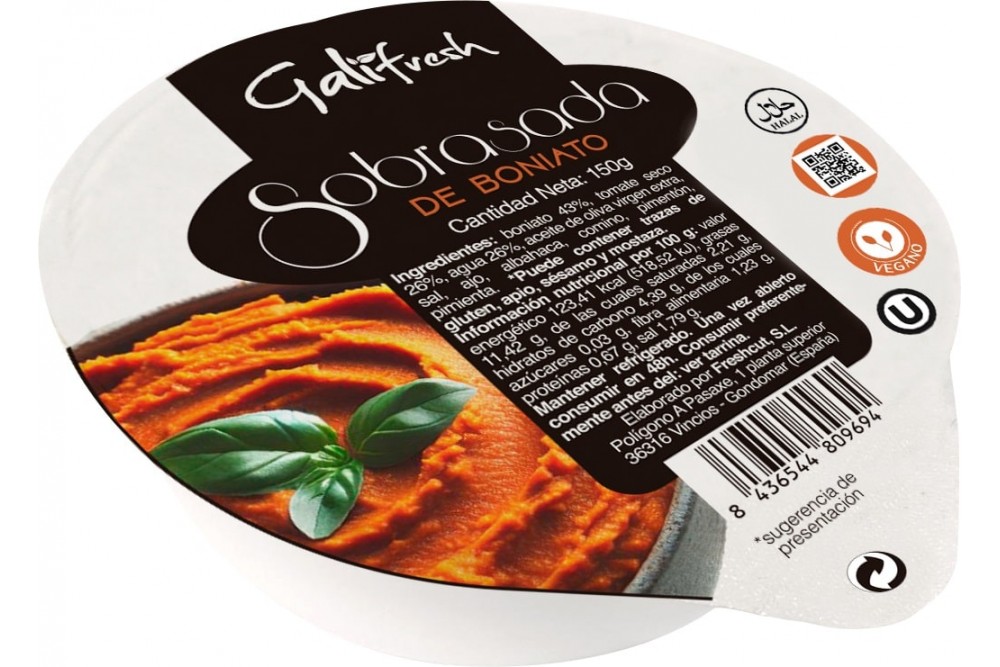 Disfruta de productos ya elaborados | SOBRASADA VEGANA  150 GR | FrutasNieves