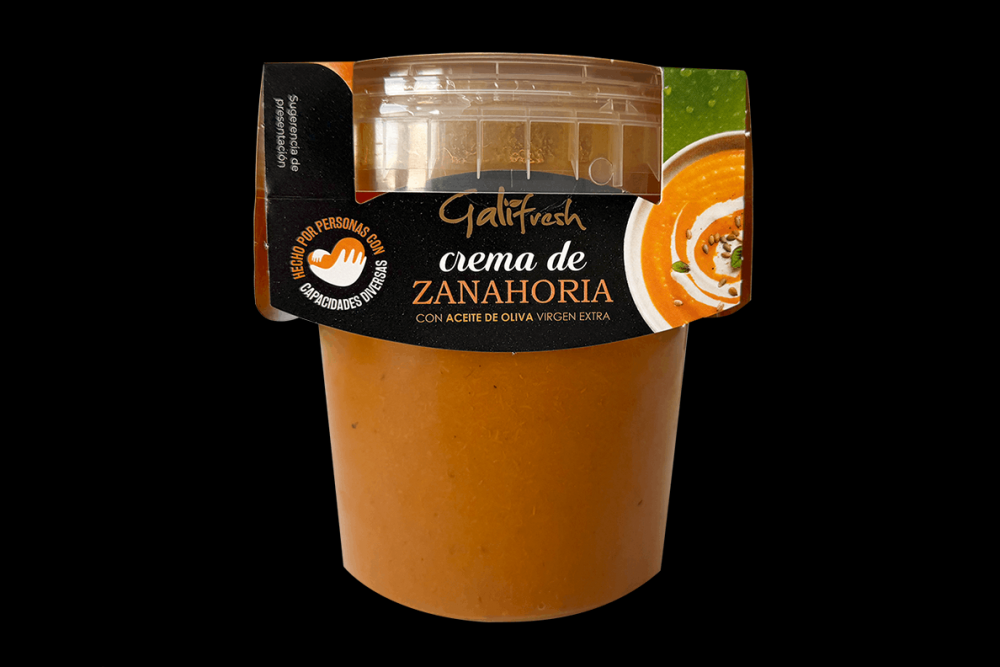 Producto vegano | CREMA DE ZANAHORIA CON QUINOA | FrutasNieves