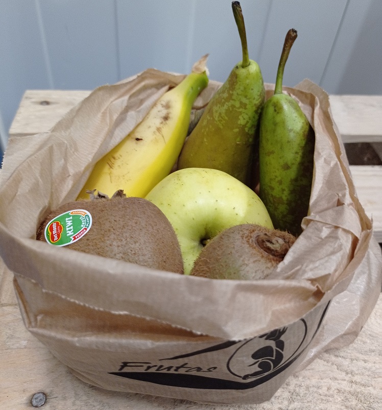 Bolsa de papel para madurar fruta en casa